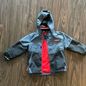 Boys Fleece-lined Rain Jacket